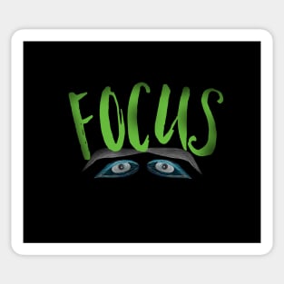 Focus eyes Sticker